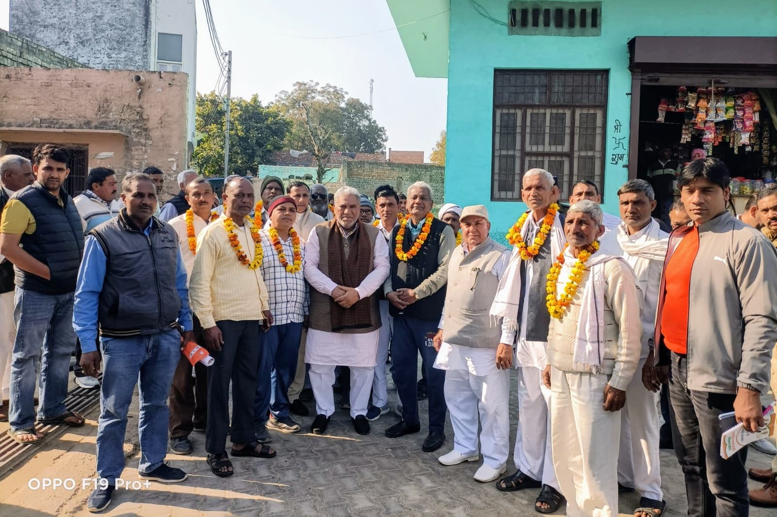 भाजपा के गांव चलो अभियान में वैसर गांव पहुंचे कृष्ण लाल पंवार