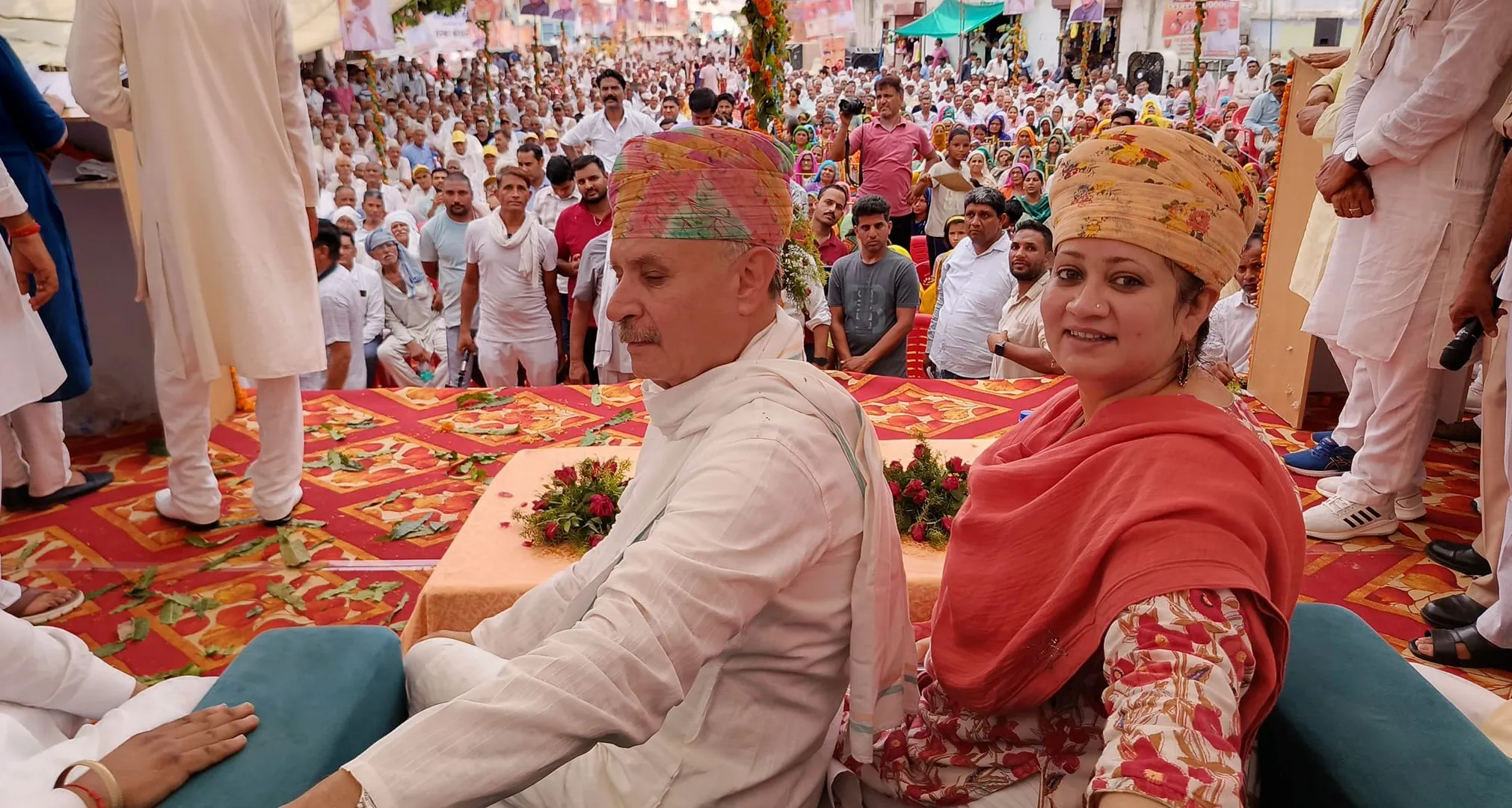 एक तीर से कई निशाने : बेटी के साथ साथ अपने चेहतों को भी टिकट दिलवाने में सफल रहे राव इंद्रजीत