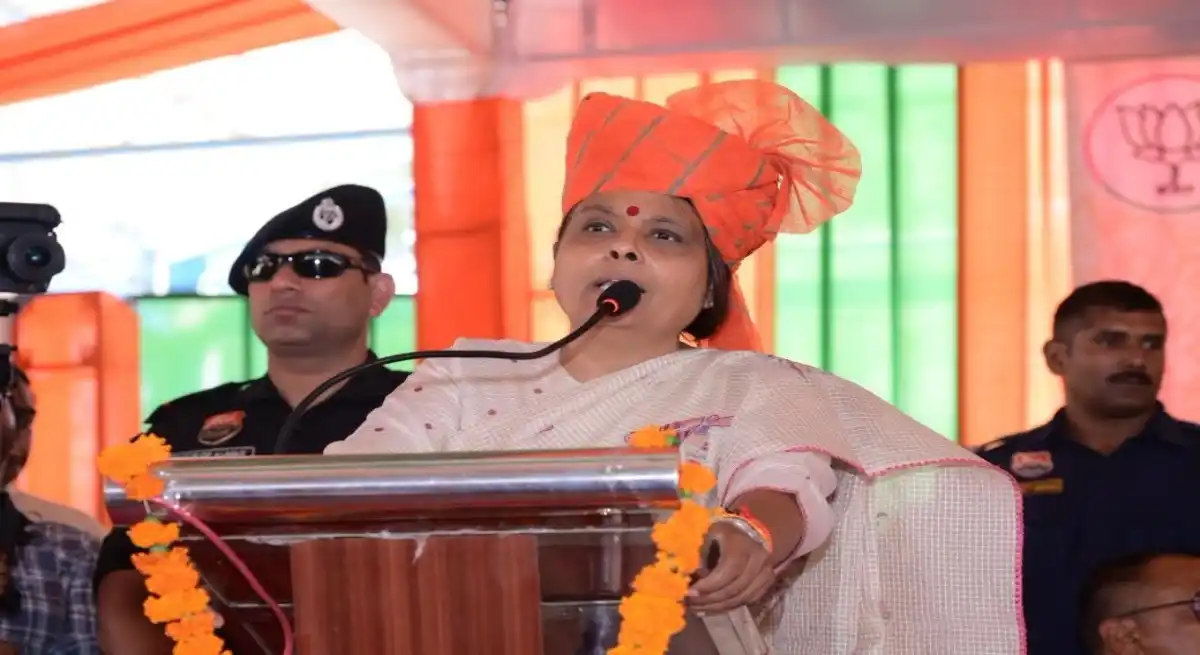 बहल में गरजीं भाजपा प्रदेशाध्यक्ष अर्चना गुप्ता, बोलीं- ‘वोट चोरी भाजपा नहीं, कांग्रेस का चरित्र’