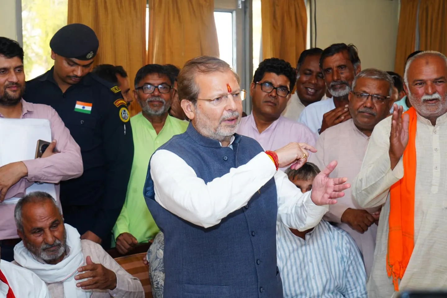 रोहतक में भव्य और विशाल होगा भगवान परशुराम जन्मोत्सव, न्यौता देने पानीपत पहुंचे मंत्री डॉ अरविंद शर्मा