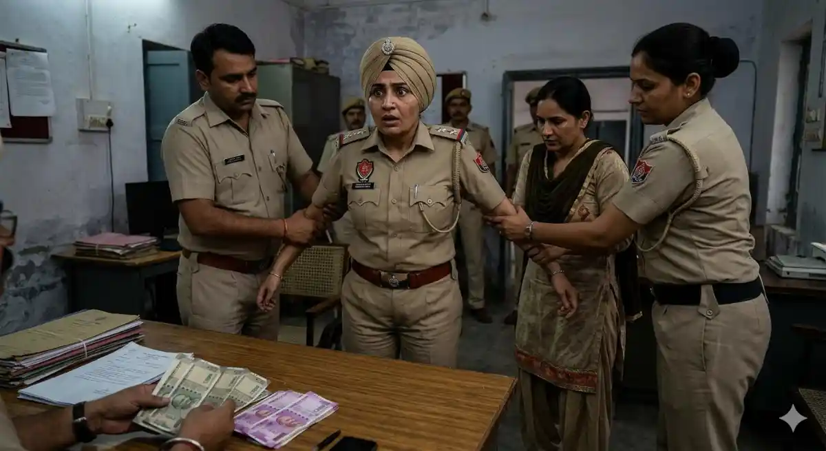 फतेहाबाद में खाकी दागदार: ₹35,000 की रिश्वत लेते लेडी एएसआई तलविंदर कौर और महिला बिचौलिया गिरफ्तार
