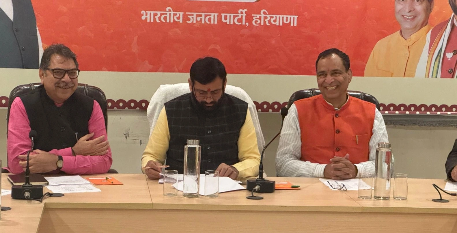भाजपा कोर ग्रुप की बैठक में दिल्ली विधानसभा चुनाव जिताने में हरियाणा के नेताओं की भूमिका पर हुई चर्चा