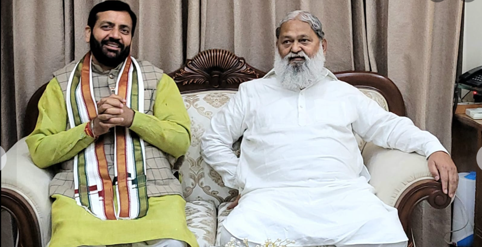 हरियाणा के पूर्व मंत्री अनिल विज ने गुनगुनाया गाना
