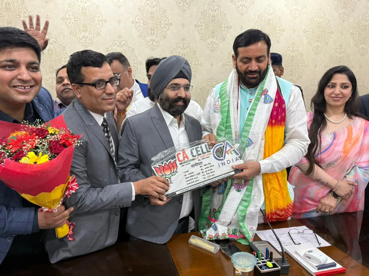 मुख्यमंत्री सैनी ने मिला हरियाणा सीए सेल का प्रतिनिधिमंडल, जीएसटी और इंडस्ट्री से जुड़े मुद्दों पर की चर्चा