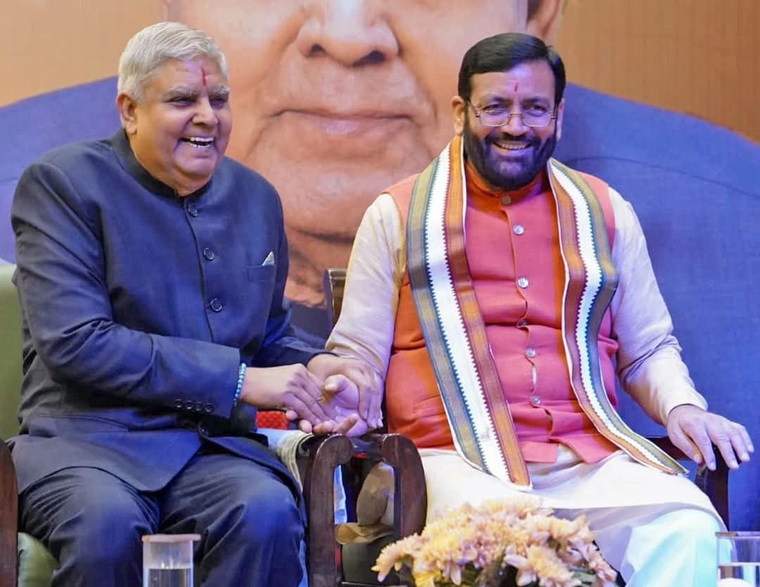 उपराष्ट्रपति ने सीएम सैनी की जमकर की 'तारीफ़'..कहा- 'नायब' निश्चित रूप से कुछ 'नायाब' काम करेंगे
