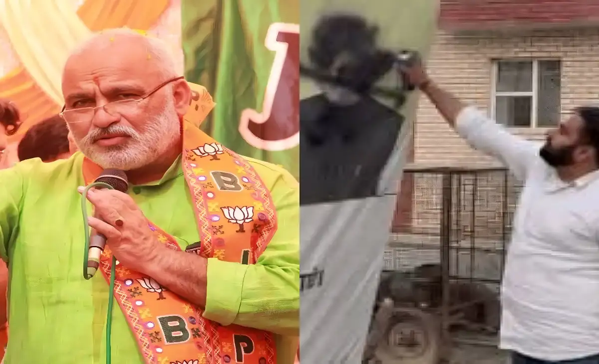 पीएम-सीएम की तस्वीरों पर कालिख पोतने की घटना पर गरमाई राजनीति, विधायक जगमोहन आनंद बोले—यह ओछी और घटिया राजनीति