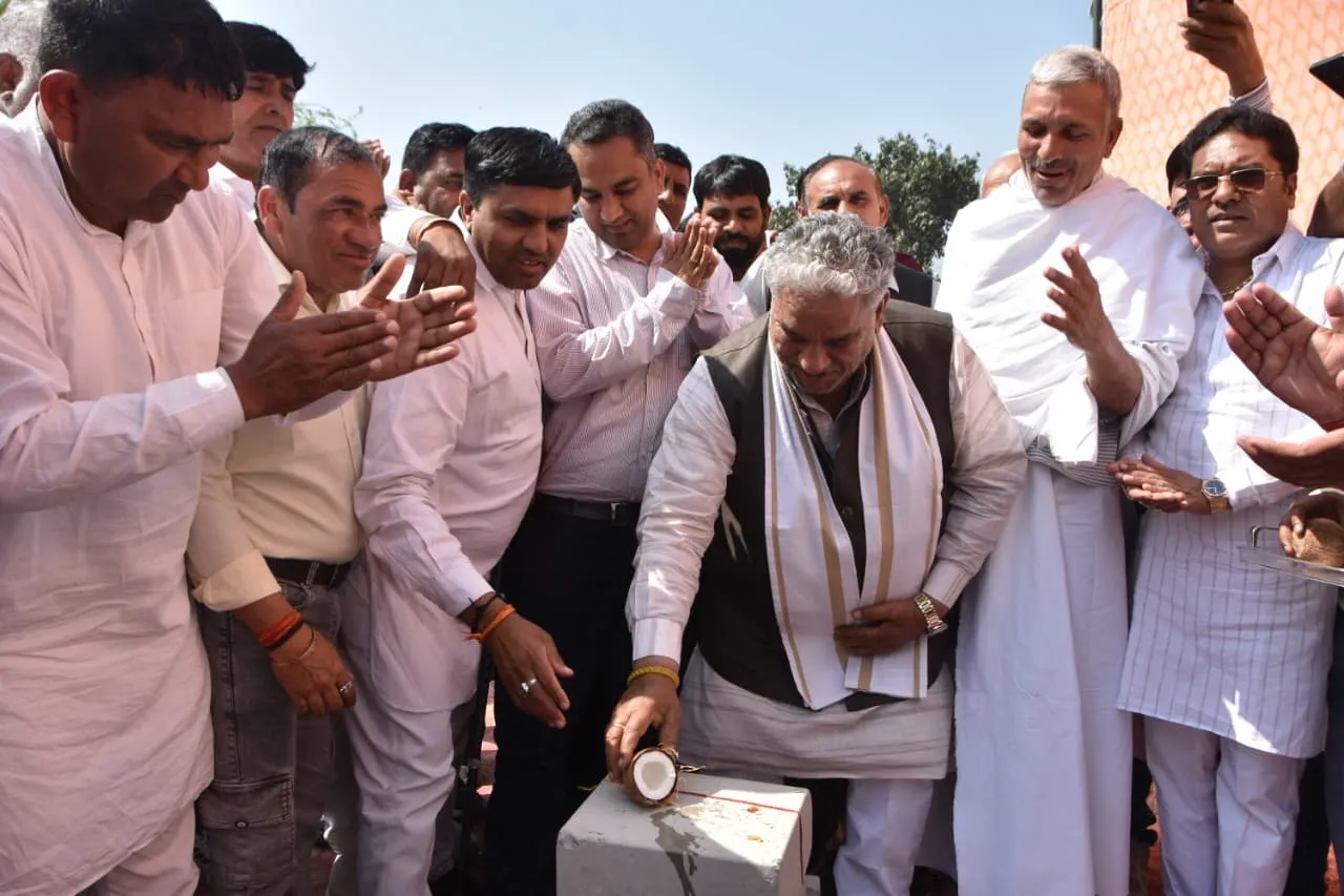 पानीपत से जींद की सीमा तक असंध रोड़ को किया जाएगा फोरलेन, मंत्री पंवार ने नारियल फोड़ किया शुभारंभ