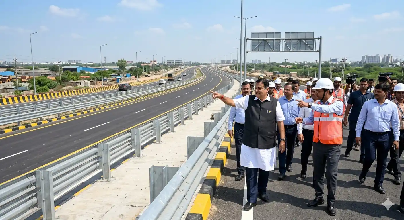 जाम को 'बाय-बाय': रफ्तार पकड़ेगा दिल्ली-NCR, DND-KMP एक्सप्रेसवे 97% कंप्लीट, आज गडकरी करेंगे फाइनल राउंड का निरीक्षण
