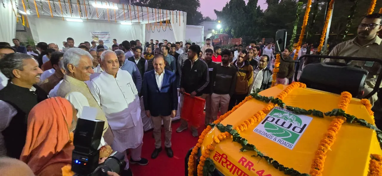हरियाणा के सड़क ढांचे को मिलेगी नई गति, PWD ने ख़रीदे 52 रोड रोलर, हर जिले में 2 से 3 रोड रोलर उपलब्ध रहेंगे