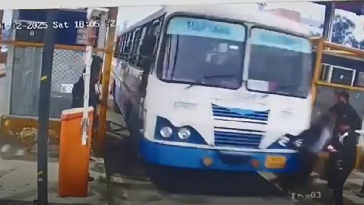 रोडवेज बस ड्राइवर ने टोल कर्मी के पांव को कुचला, बस लेकर हुआ फरार
