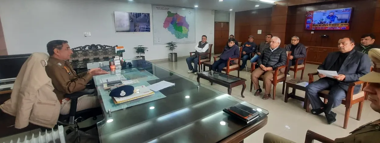 पानीपत शहर की यातायात और कानून व्यवस्था को दुरुस्त करने के लिए एसपी ने इंडस्ट्रियल एसोसिएशन के साथ की बैठक