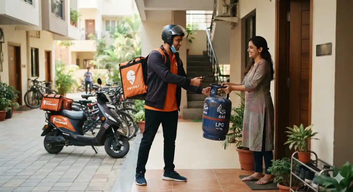 Swiggy Instamart और HPCL की ऐतिहासिक डील: अब ग्रॉसरी की तरह 30 से 45 मिनट में घर आएगा LPG सिलेंडर, कौन से सिलेंडर कर सकेंगे ऑर्डर?