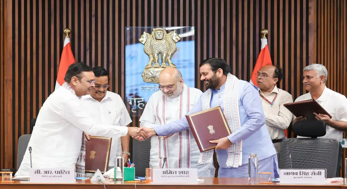 32 साल का विवाद ख़त्म, अमित शाह की मौजूदगी में हरियाणा-राजस्थान के बीच ऐतिहासिक यमुना जल समझौता संपन्न