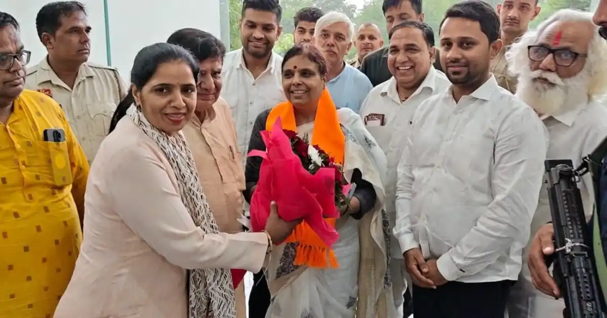 अर्चना गुप्ता का कांग्रेस पर तीखा हमला, हुड्डा के गढ़ में 18 मिनट के भाषण में 16 मिनट केवल कांग्रेस और हुड्डा पिता-पुत्र रहे निशाने पर
