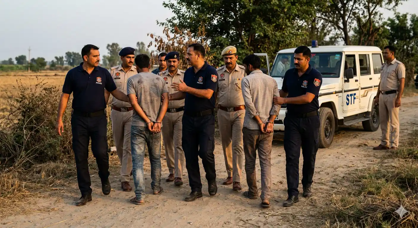 सोनीपत फायरिंग केस में एक्शन: STF ने मुठभेड़ के बाद दो शूटर दबोचे, करनाल में रची जा रही थी बड़ी साजिश