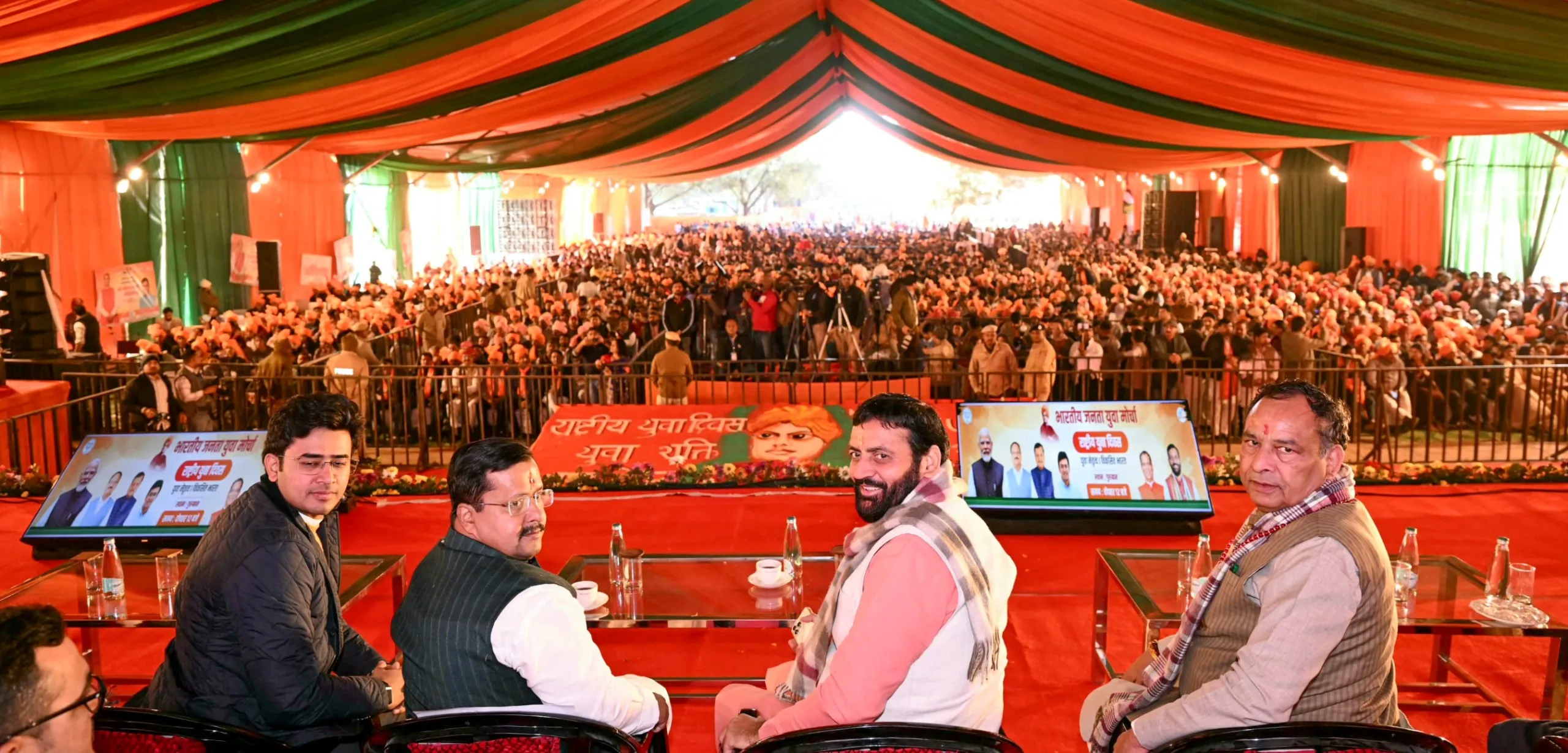 मुख्यमंत्री नायब सिंह सैनी बोले - भाजपा में 'वंशवाद' की नहीं, कर्मठता और योग्यता की होती है पूजा