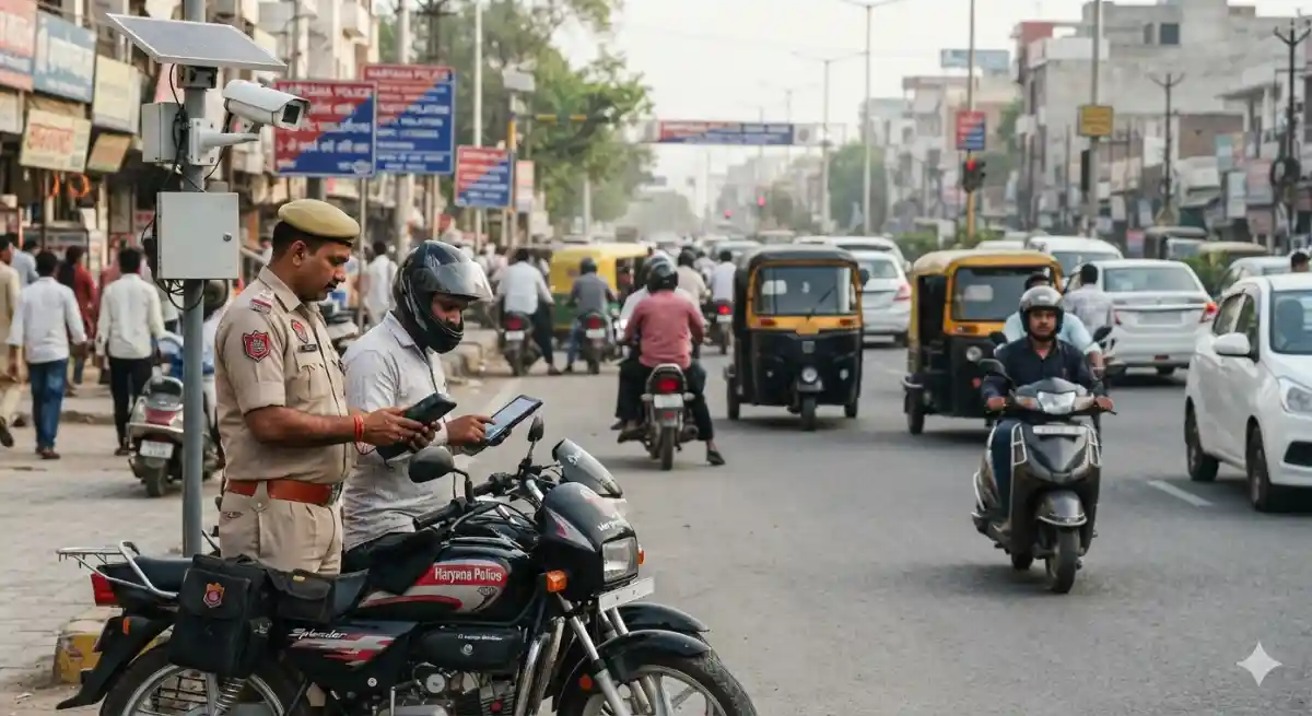 हरियाणा में ट्रैफिक नियम तोड़ना पड़ेगा भारी: 3 दिन में नोटिस, 45 दिन में चालान पर फैसला; शिकायत 30 दिन में होगी निपटान