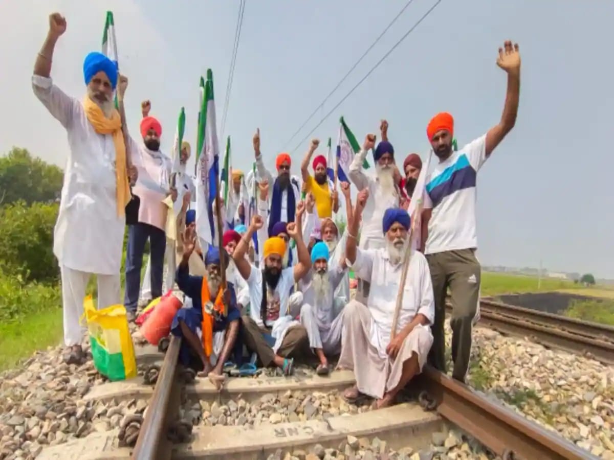 किसानों का रेल रोको आंदोलन आज