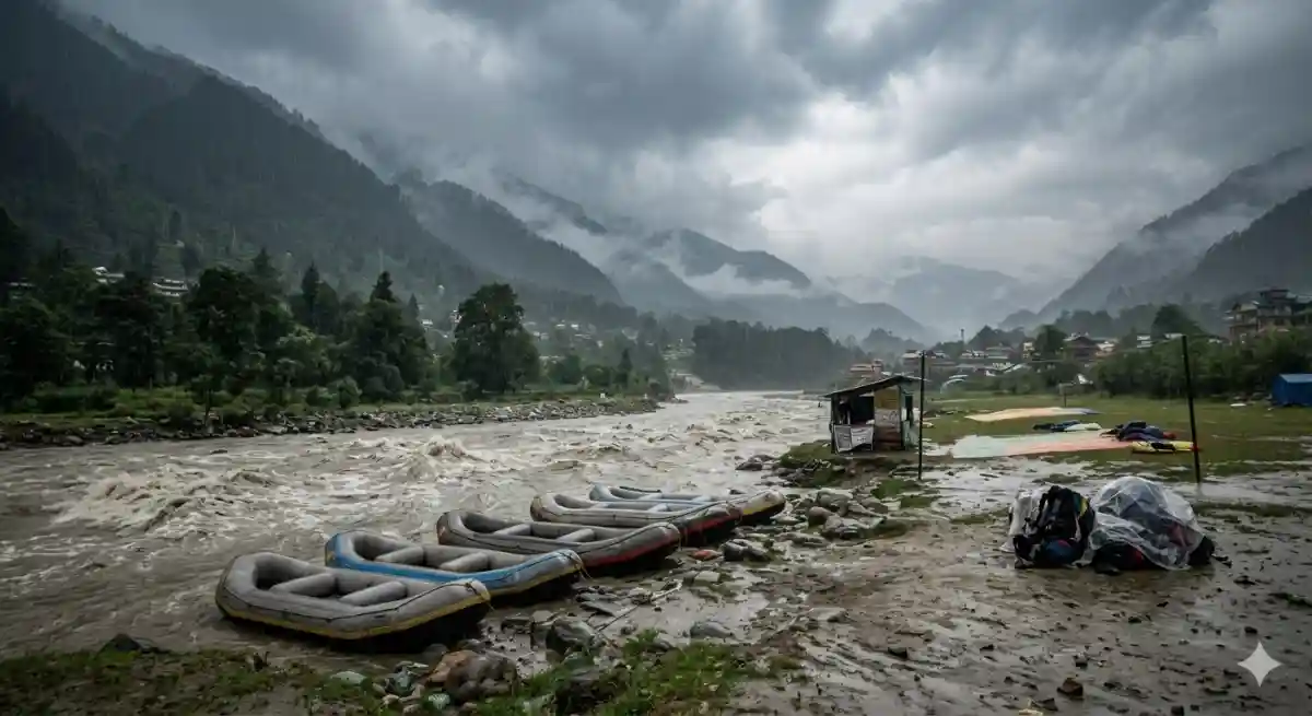 कुल्लू में मानसून का अलर्ट; 15 सितंबर तक रिवर राफ्टिंग, पैराग्लाइडिंग और बंजी जंपिंग पर पूर्ण प्रतिबंध!