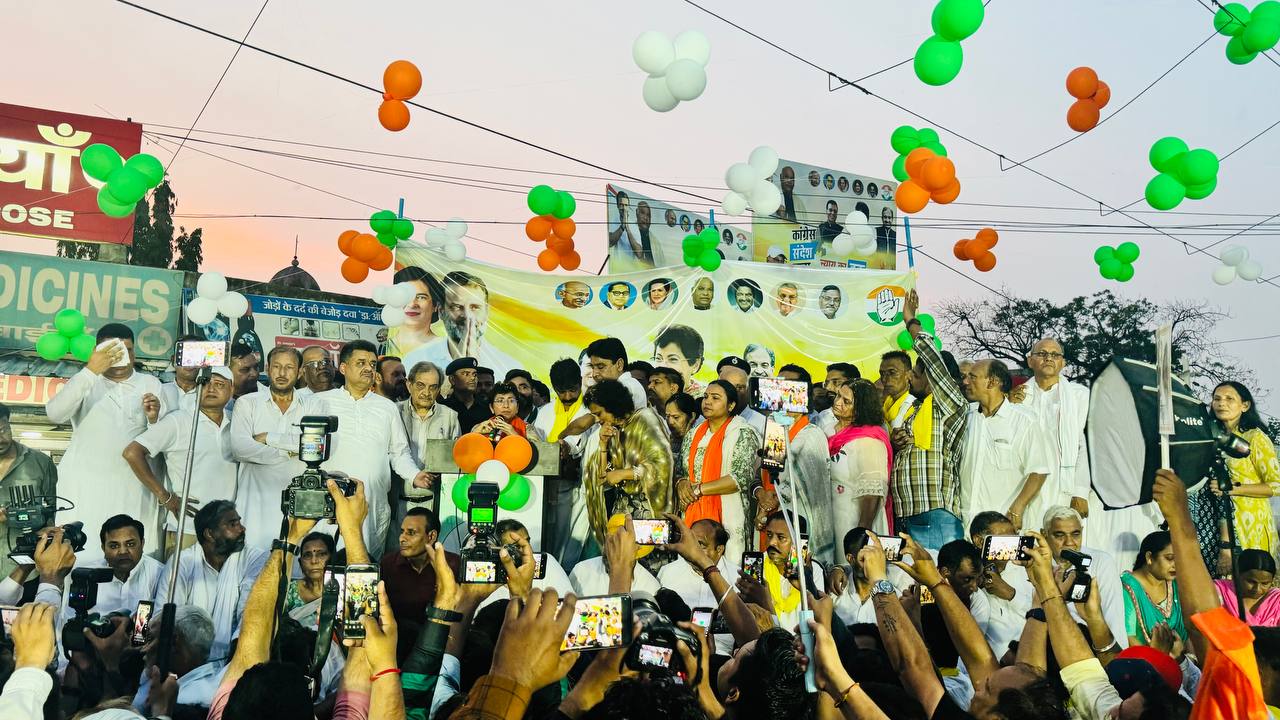 कांग्रेस की संदेश यात्रा में उमड़ा कार्यकर्ताओं का सैलाब, सैलजा का भाजपा पर तीखा वार