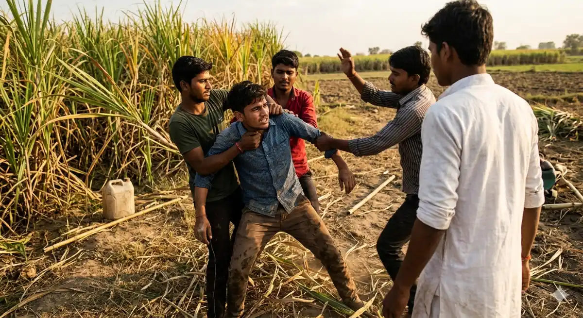 दोस्त की मदद करना पड़ा भारी, युवकों ने किडनैप कर खेत में पीटा; फिर इंस्टाग्राम पर रील डालकर लगाया 'बदमाश' बनने वाला गाना