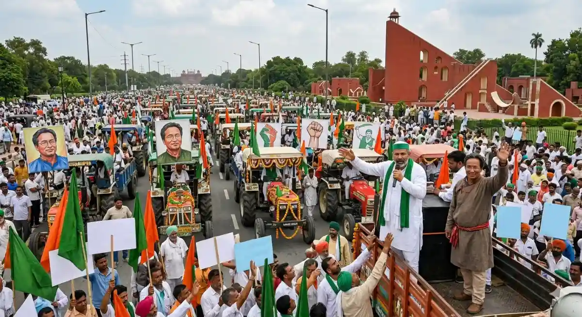 सोनम वांगचुक के समर्थन में उतरे राकेश टिकैत, बोले- 'ट्रैक्टर-ट्रॉली तैयार हैं, 20 जुलाई को जंतर-मंतर पर आएगा जनसैलाब'