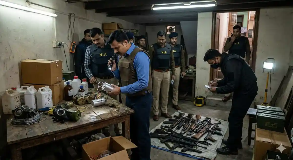 लाल किला ब्लास्ट केस में NIA का बड़ा खुलासा: फरीदाबाद में चल रही थी 'टेरर लैब', कश्मीर से आ रहे थे आधुनिक हथियार