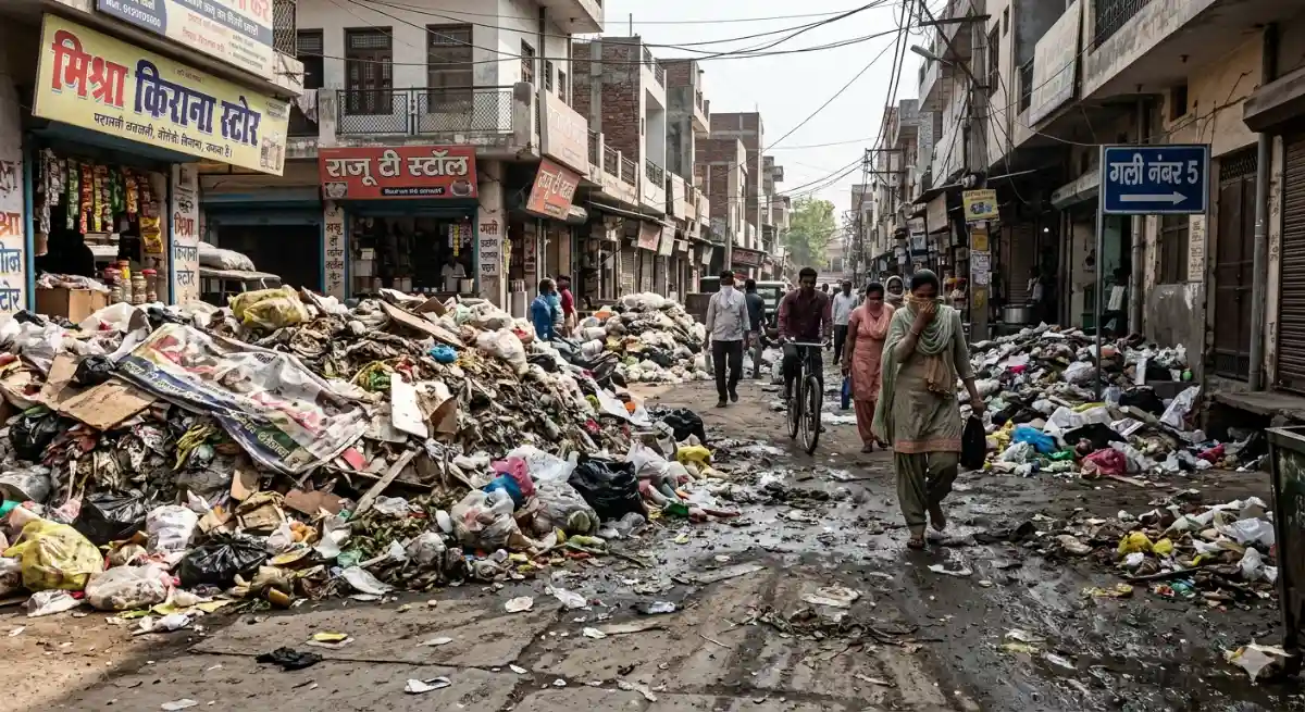 हरियाणा में गहराया सफाई संकट: 14 मई तक बढ़ी हड़ताल, कचरे के ढेर में तब्दील हुए प्रदेश के शहर