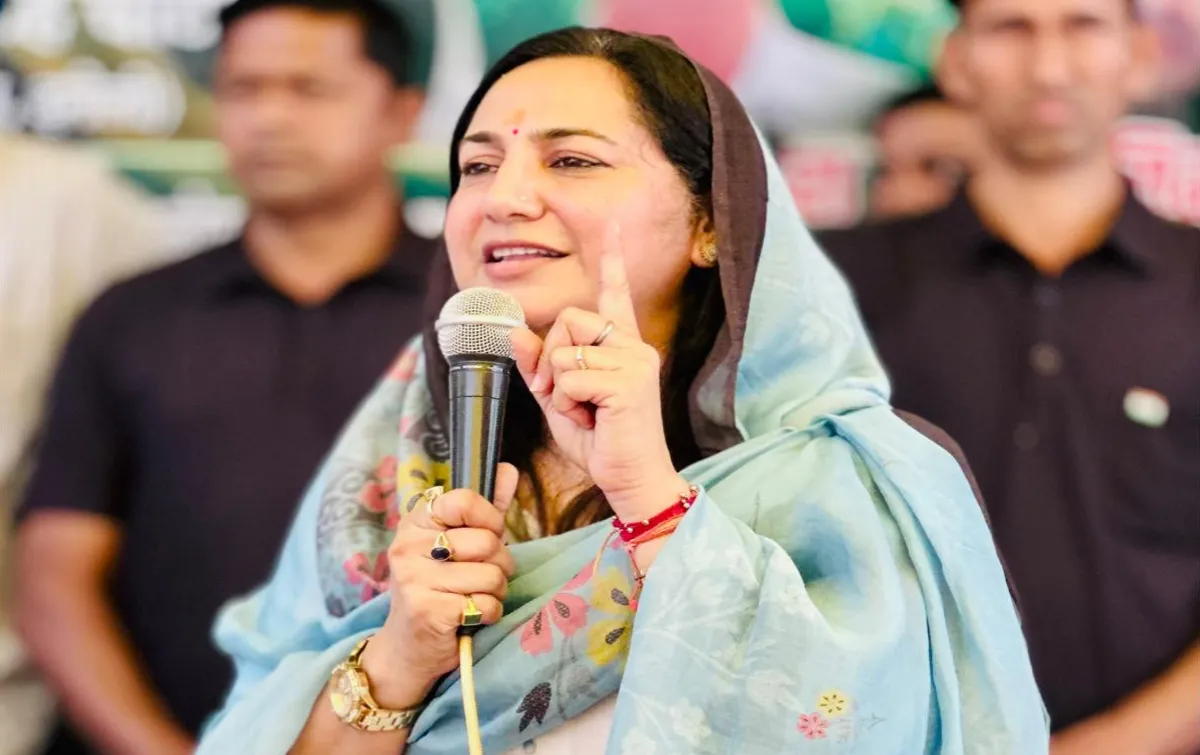सुनैना चौटाला का सरकार पर तीखा हमला, बोलीं "धान घोटालेबाज किसान नहीं, भाजपा के एजेंट थे"
