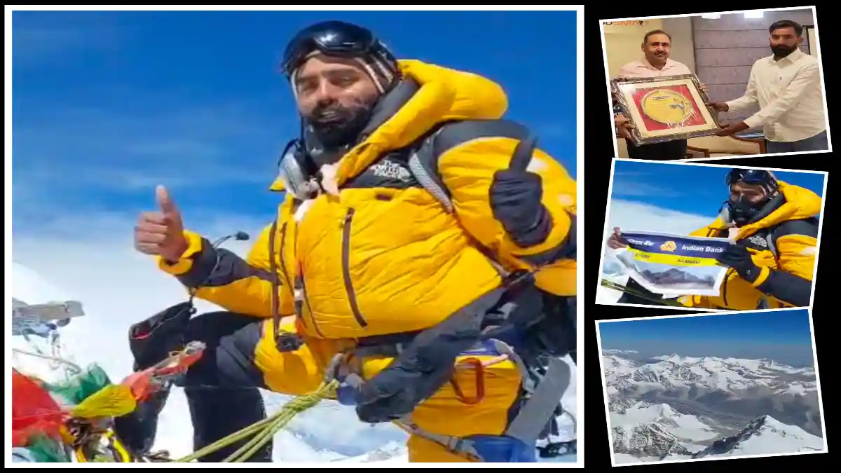 हौसलों की नई उड़ान: करनाल के बैंक क्लर्क सुनील रोहिला ने दुनिया की 5वीं सबसे ऊंची चोटी 'माउंट मकालू' पर फहराया तिरंगा
