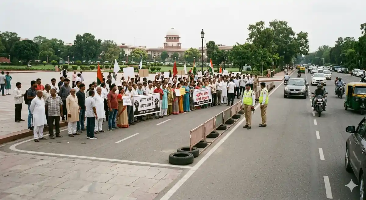 रास्ता रोका तो खैर नहीं! प्रदर्शनों पर सुप्रीम कोर्ट का बड़ा फैसला- 'प्रदर्शन आपका हक, लेकिन दूसरों के लिए 'आफत' बनने की इज़ाज़त नहीं'