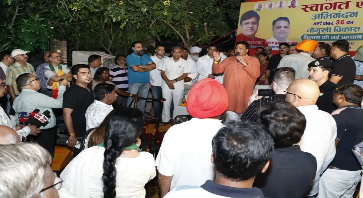 कैबिनेट मंत्री विपुल गोयल का बड़ा बयान, बोले - 'फरीदाबाद के विकास कार्यों में विघ्न डाल रहे 'आधुनिक राक्षस', मंत्री ने किस पर साधा निशाना ?